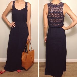 Navy Maxi Dress